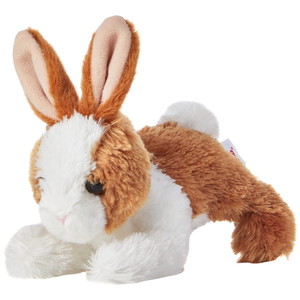 Aurora World 73902.0 Mini Flopsie Bunny Plush Toy (Brown/White)