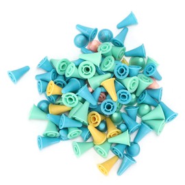 100Pcs Knitting Needles Point Protectors, Knitting Needle Tip Stoppers for Knitting Craft(L)