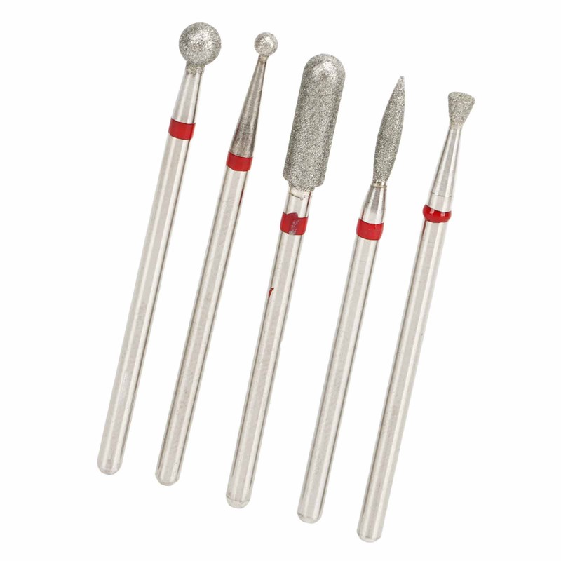 5 Type Nail Art Manicure Drill Bits Nail Drill Bits