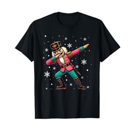 Dabbing Nutcracker Christmas Costume Matching Family Pajama T-Shirt