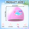 Children's Swimming Caps, Pack of 2, Elastic Swimming Cap with