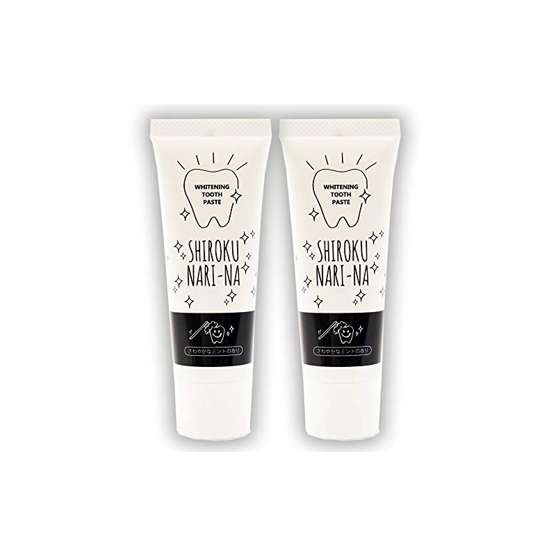 Shirokunarina White Toothpaste Whitening Toothpaste, Tooth Shin Removal, Prevents Bad