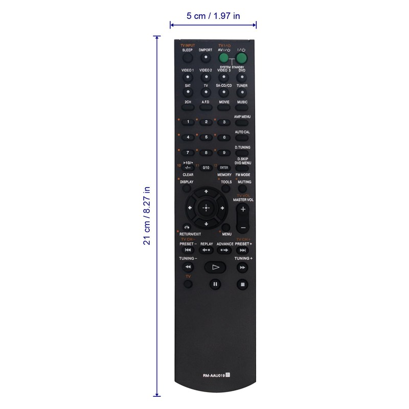 RM-AAU019 Remote Control Replacement Compatible with Sony Home Theater Audio/Video