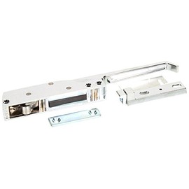 10-3/4" L Chrome Plated Die Cast Magnetic/Mechanical Edgemount Latch with Offset Handle