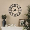 LEIKE Large Wall Clock, 18.5" Silent Non-Ticking, Battery Operated, Oversized,
