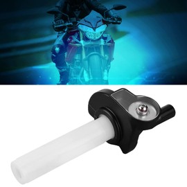 Yctze Throttle Grips, (22 mm) Motorcycle Visible Throttle Grips Twist Gas Grip Fit for 50cc-160cc ATV Dirt Bike, White