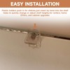 Cutetool (50 Pack) U 10136 Plastic Cabinet Shelf Pegs 1/4