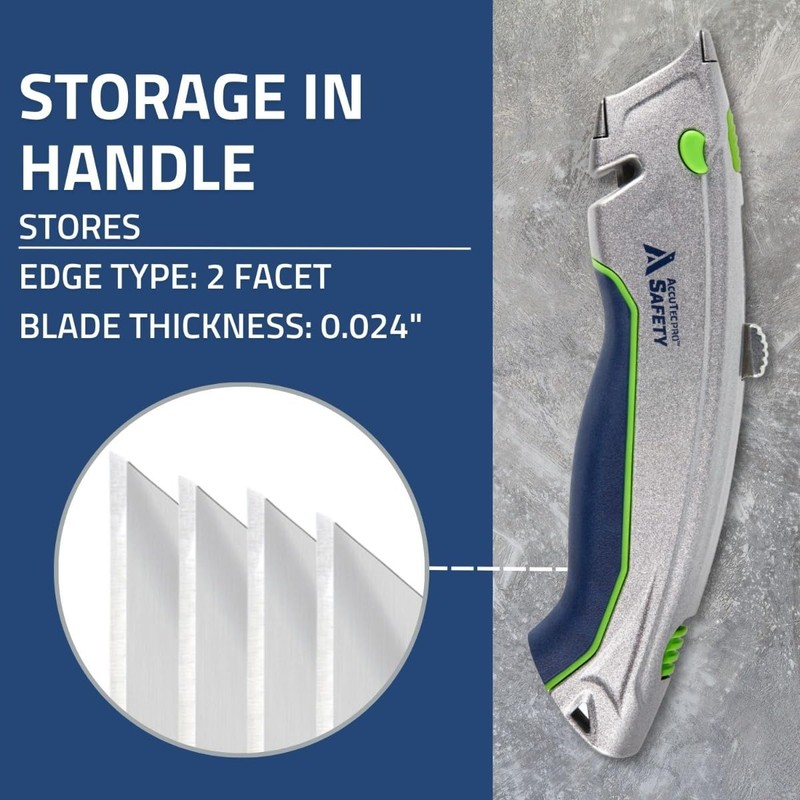 Safety A1 Dual Function Retractable Knife with Cord Cutter -