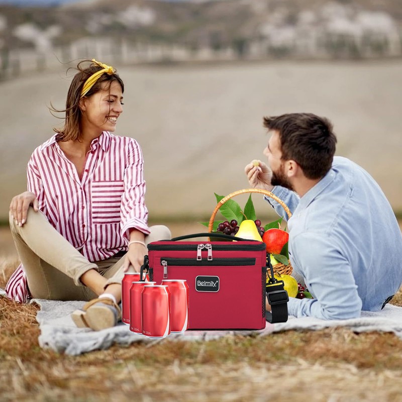 BEIMILY Lunch Box for Men/Women,Small Insulated Lunch Bag,Reusable LunchBox for