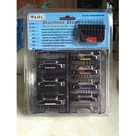 Wahl Canada Stainless Steel Guides with Caddy, Fits #30 Ultimate & Competition Series Blades, Convenient Storage Stand with lid, for Pets - Model 58247