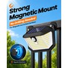 Thumok Magnetic Solar Lights Outdoor, 800LM Motion Sensor Lights, 2