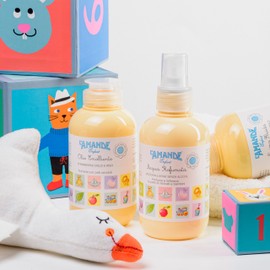 L'AMANDE - Perfumed Water for Children and Babies, Scented Water, Moisturising and Soothing, Alcohol-free with Rice Extract, Refreshing Lotion for Sensitive Skin - Enfant, 150 ml