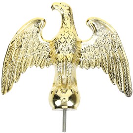 Yardwe Flagpole Eagle Head Outdoor Flag Outdoor Decor Flag Poles for Outside House Flagpole Topper Flag Pole Eagle Topper Flag Head DIY Flag Pole Decor Flagpole Head Flagpole Tips
