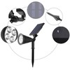 Outdoor Solar Powered Lawn Light 4LED Garden Yard Pathway Spotlight