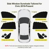 ZATOOTO Car Window Shades for Honda Civic 2017-Present, Side Window