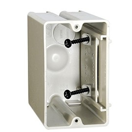 Allied Moulded SB-1 SliderBox Single Gang Adjustable Outlet Box