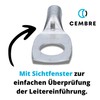 Cembre A1-M8 Tube Cable Lug 4-6 mm² M8 Uninsulated Tin-Plated