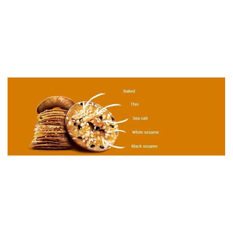 Zone Distribution Inc Elephant Baked Squeezed Flat Pretzels, Black &
