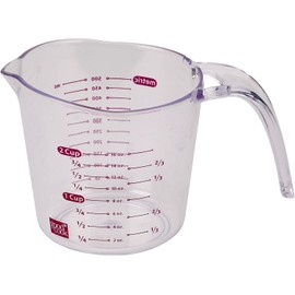 Good Cook 2-Cup Clear Measuring Cup with Measurements, Plastic
