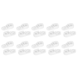 uxcell 30 Pack Plastic Chain Connector, Blind Chain Connector Bead Ball Chain Cord Connectors Blind Cord Connector Fit 5mm Bead for Window Roman Roller Shades, White