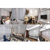 HEXIM 3D Wall Panels, PVC Plastic, White, Pyramid Design Panels,