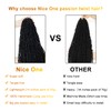 Nice One Long Passion Twist Crochet Hair for Women, Pre-Twisted