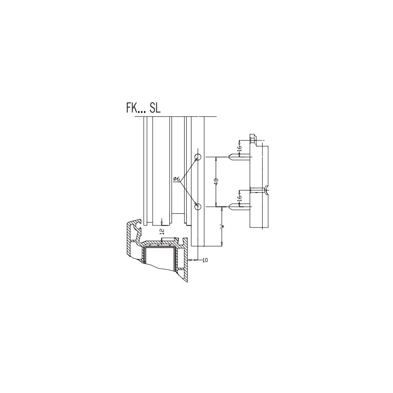 Original Winkhaus repair kit for plastic windows consisting of corner