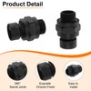 sourcing map Shower Head Swivel Adapter Solid Brass Adjustable Shower