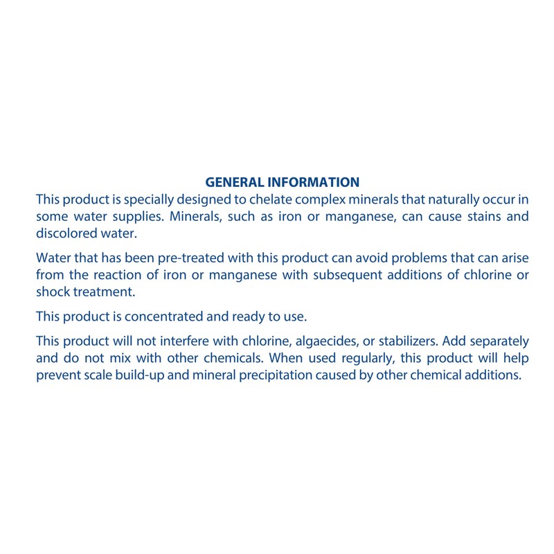 Pool Mate 1-Quart 12-Pack Premium Metal Out Stain and Mineral