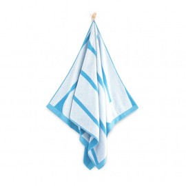 ZWOLTEX - Handtuchset Groß 50x90 Türkis und Weiß Run - Towels Set Ägyptische Baumwolle, Sauna Handtuch Sets, Handtücher, Badehandtuch, Hantücherset, Strandhandtuch, Badehandtuch