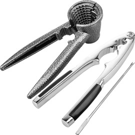 WZTWZ Walnut Cookie Heavy Duty Shell Cookie Seafood Pecan Walnut Opener Tool Set Heavy with Non-Slip Handle (Nutcracker for All Nuts)