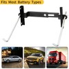 Car Battery Hold Down Kit, High-Strength Car Battery Crossbar with