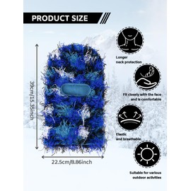 MGBPEI 3 Pack Distressed Balaclava Ski Mask for Men/Women Knitted Full Face Ski Mask Windproof Neck Warmer