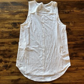 Lululemon New Lululemon Size 2 Sculpt Tank Top White Reflective Details