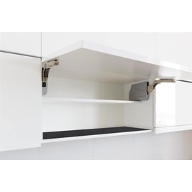 SteadMax Shelf Liner, 15 inches x 6 feet Total, Non-Slip Ultra-Grip Mats for Kitchen or Bathroom Shelves, Cabinets, Pantry, Non-Adhesive Drawer Liner, Durable, Strong, Black (2 Pack)