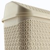 KADAX Rubbish Bin with Swing Lid, Waste Bin with Lid,
