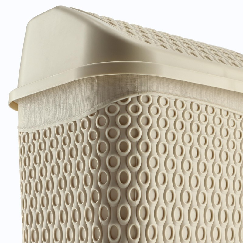 KADAX Rubbish Bin with Swing Lid, Waste Bin with Lid,