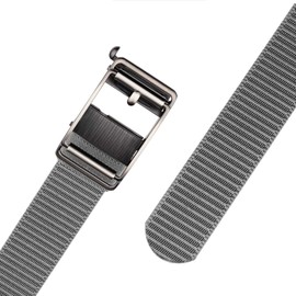 Sportmusies Fully Adjustable Ratchet Belt for Men Nylon Tactical Belts with Automatic Slide Buckle