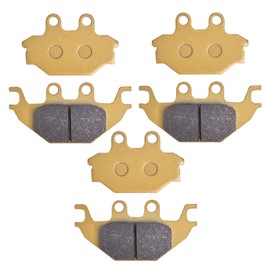 Front Rear Ceramic Brake Pads for Kawasaki Brute-Force 300 KVF300 for MXU 250 270 300 500 for UXV 450i 500 700 4x4 for SYM Quadlander 300 300S 600 600LE for Can Am DS250 for Arctic Cat 250 300 ATV