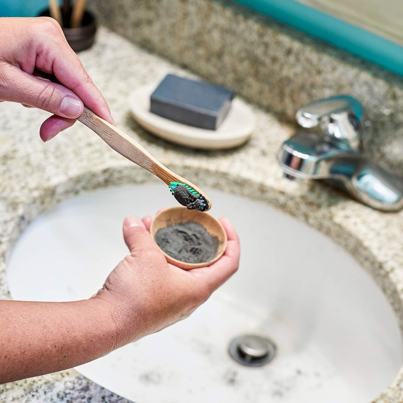 Whitening Tooth Powder with Activated Charcoal for Teeth and Gums