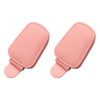 Magnetic Sunglass Holder for Car Visor, Leather Magnetic, Pink