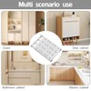 Wapasezyar Adjustable Shelves for Cupboard, Expandable Cabinet Shelf, Nail-Free Telescopic