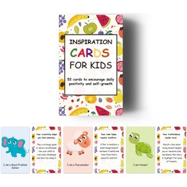 Affirmation Cards for Kids and Teens – 52 Positive Mindfulness Cards with Action Steps to Turn Dreams into Reality – Daily Inspiration for Self-Esteem, Positivity, and Ideal Gifts for Teens & Teachers