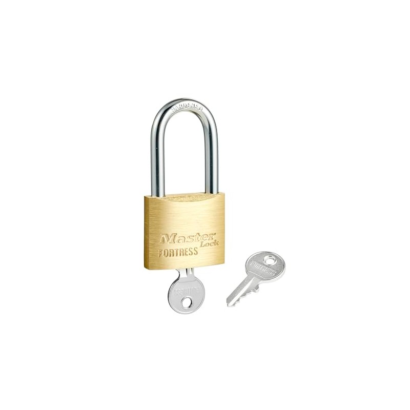 Master Lock Solid Brass Body 40mm Wide Economy Padlock with