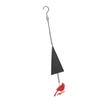 Wind Bell Hanging Decoration Iron Rust Proof Geometric Bird Bell