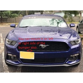 4 Front License Plate Tag Holder Mounting Adapter Bumper Kit Bracket for Rolls-Royce (All Models) Quantity Discount (9.45$ to 5.60$)(Each with 6 Screws+2 Built in Nuts) – Premium Car Accessories (4)