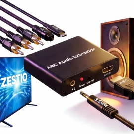 Convertidor Hdmi Arc Extractor Audio Optico Coaxial Rca 5.1