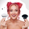 Set 6 Esponja Maquillaje Polvo Base Triángulo Cosméticos F