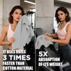 CSITE Microfiber Gym Towels 5 Pack - Quick Dry &