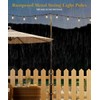Tigerden 10Ft String Light Poles for Fence & Deck Railing,